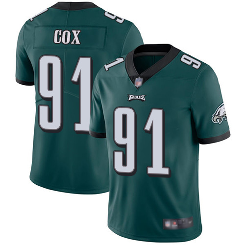 Men Philadelphia Eagles #91 Fletcher Cox Midnight Green Team Color Vapor Untouchable NFL Jersey Limited Player2
